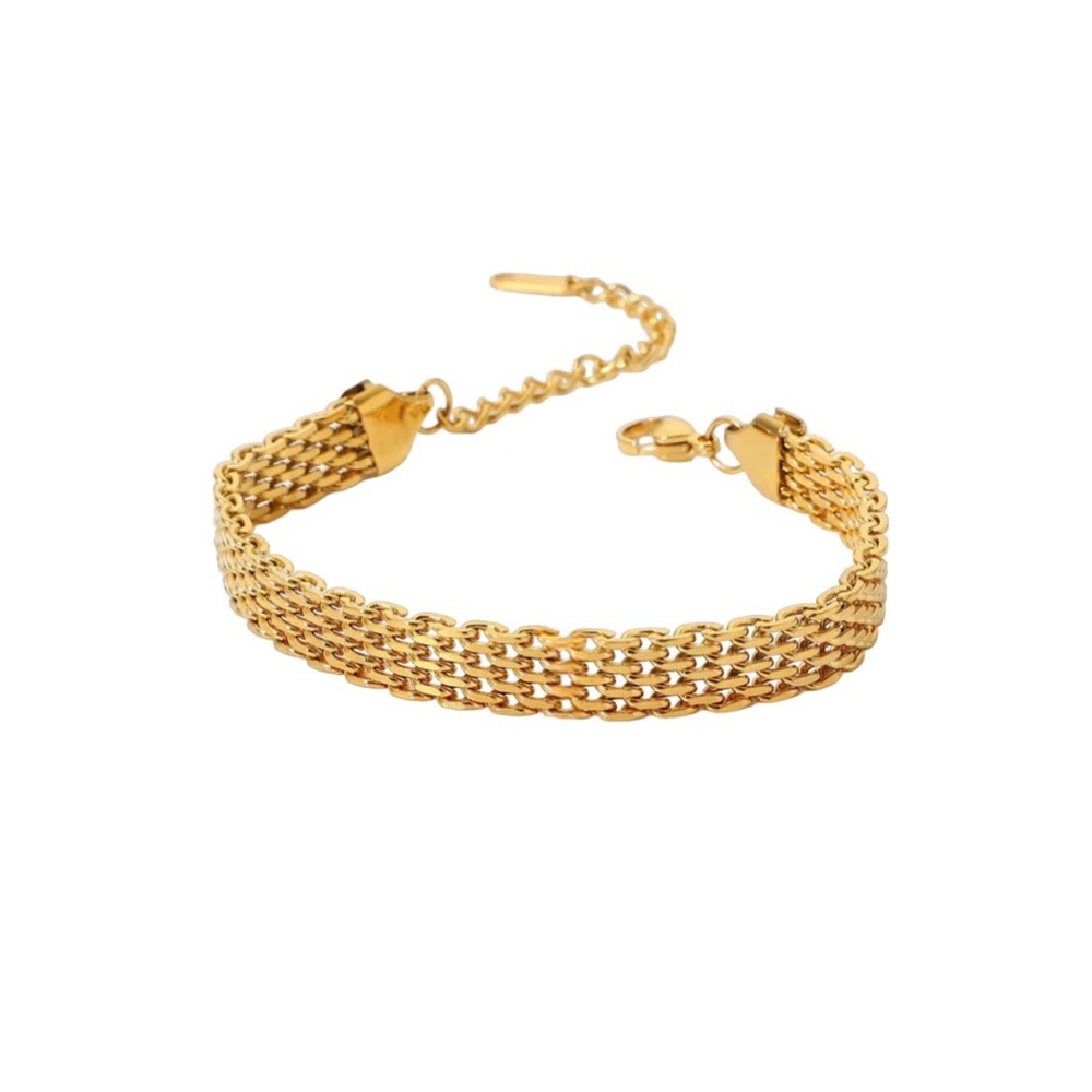 18K Gold Watch Band Bracelet*Watch Link Bracelet*Watch Strap*Waterproof*JD